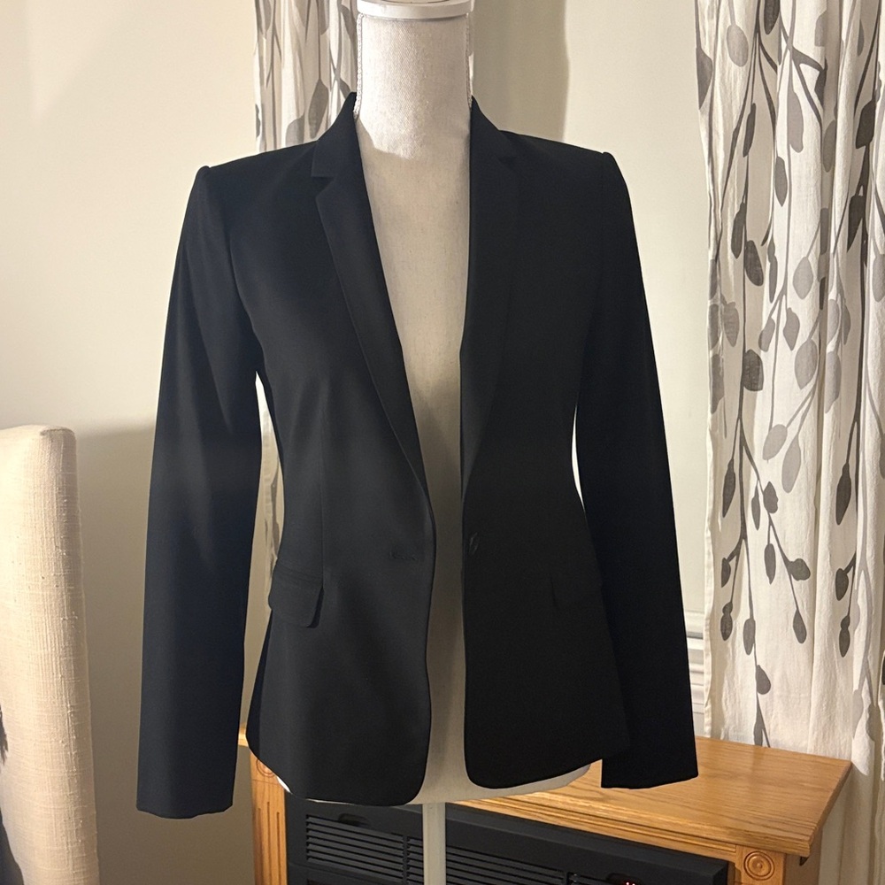 Ann Taylor Elegant Black Suit Jacket